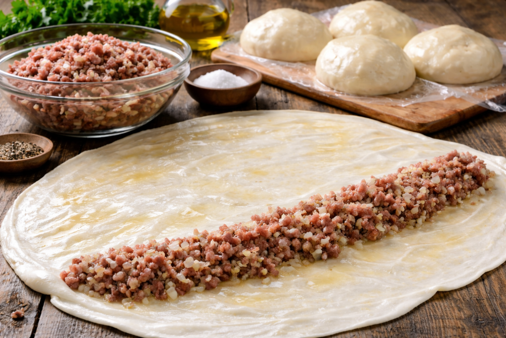 Najukusniji burek kao iz pekare pečen u rerni sa hrskavom zlatnom koricom