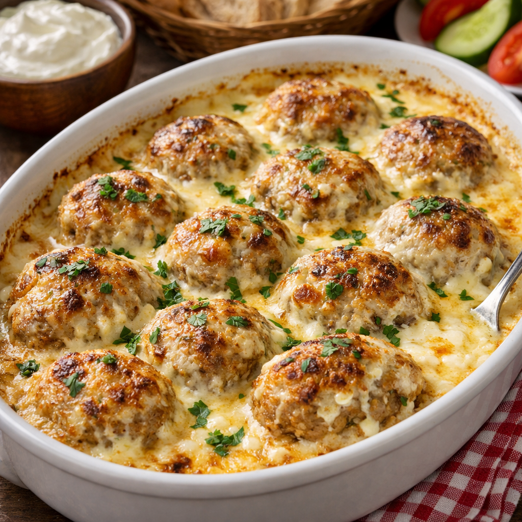 Sočne bosanske đulbastije iz rerne sa kremastim preljevom od pavlake