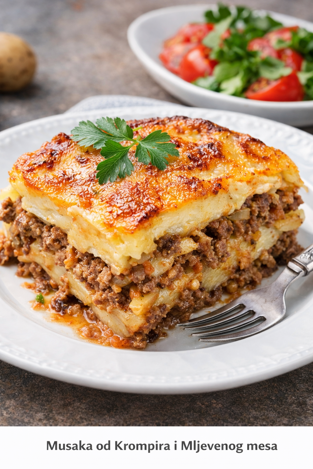 Musaka od krompira i mljevenog mesa – tradicionalni recept za domaći porodični ručak