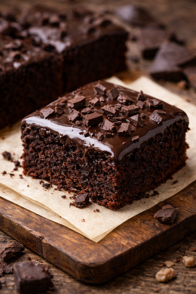 Posni kolači sa čokoladnom glazurom bez jaja i mlijeka