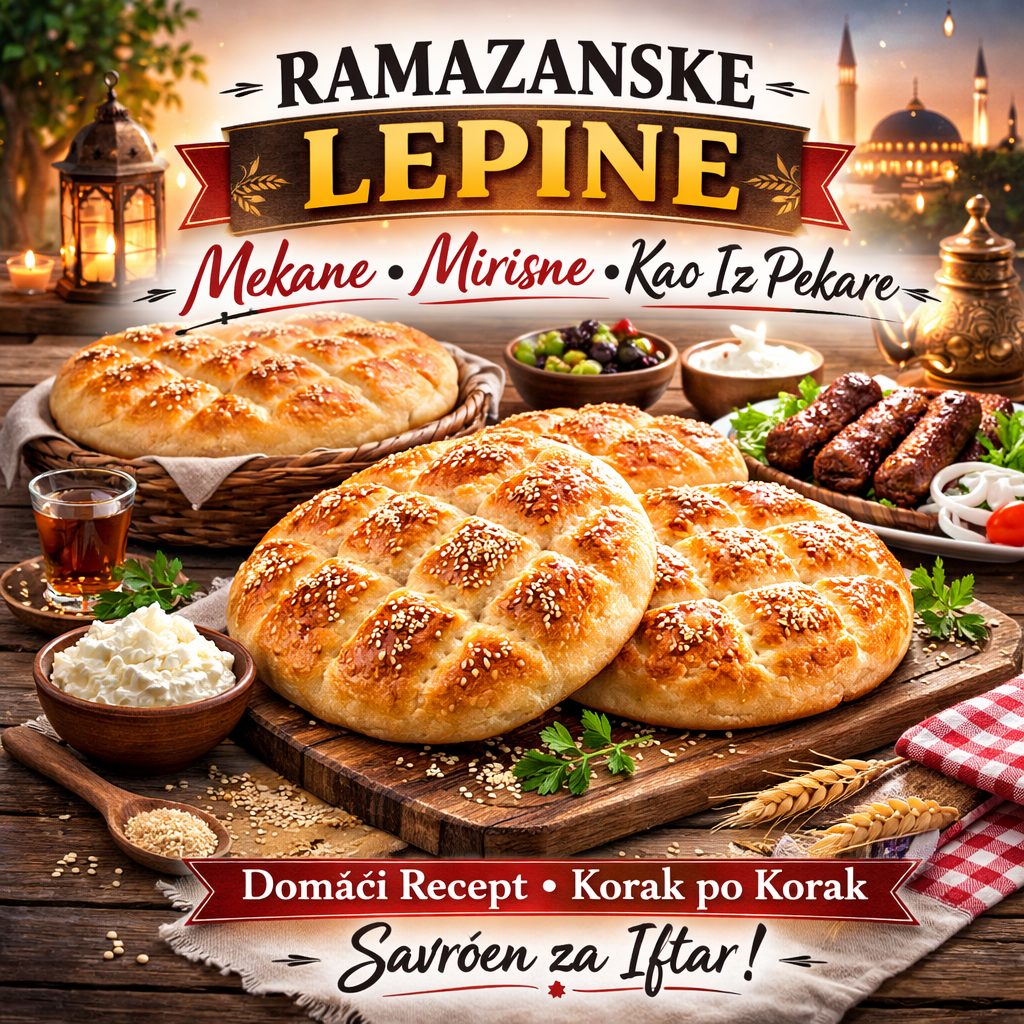 domaće ramazanske lepine kao iz pekare