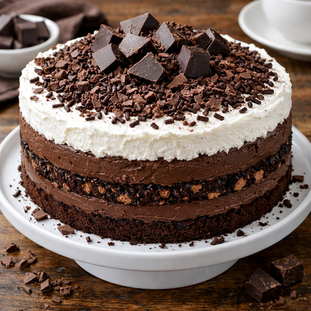 Bomba torta sa bogatom čokoladnom kremom i šlagom