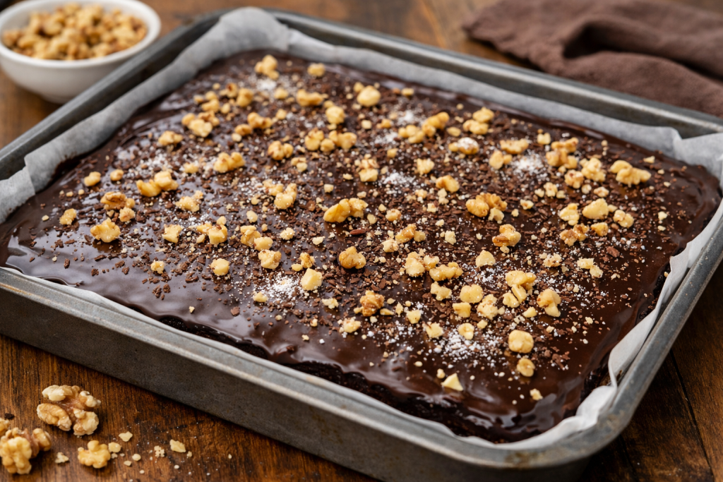 Čokoladni kolač sa orasima domaći recept