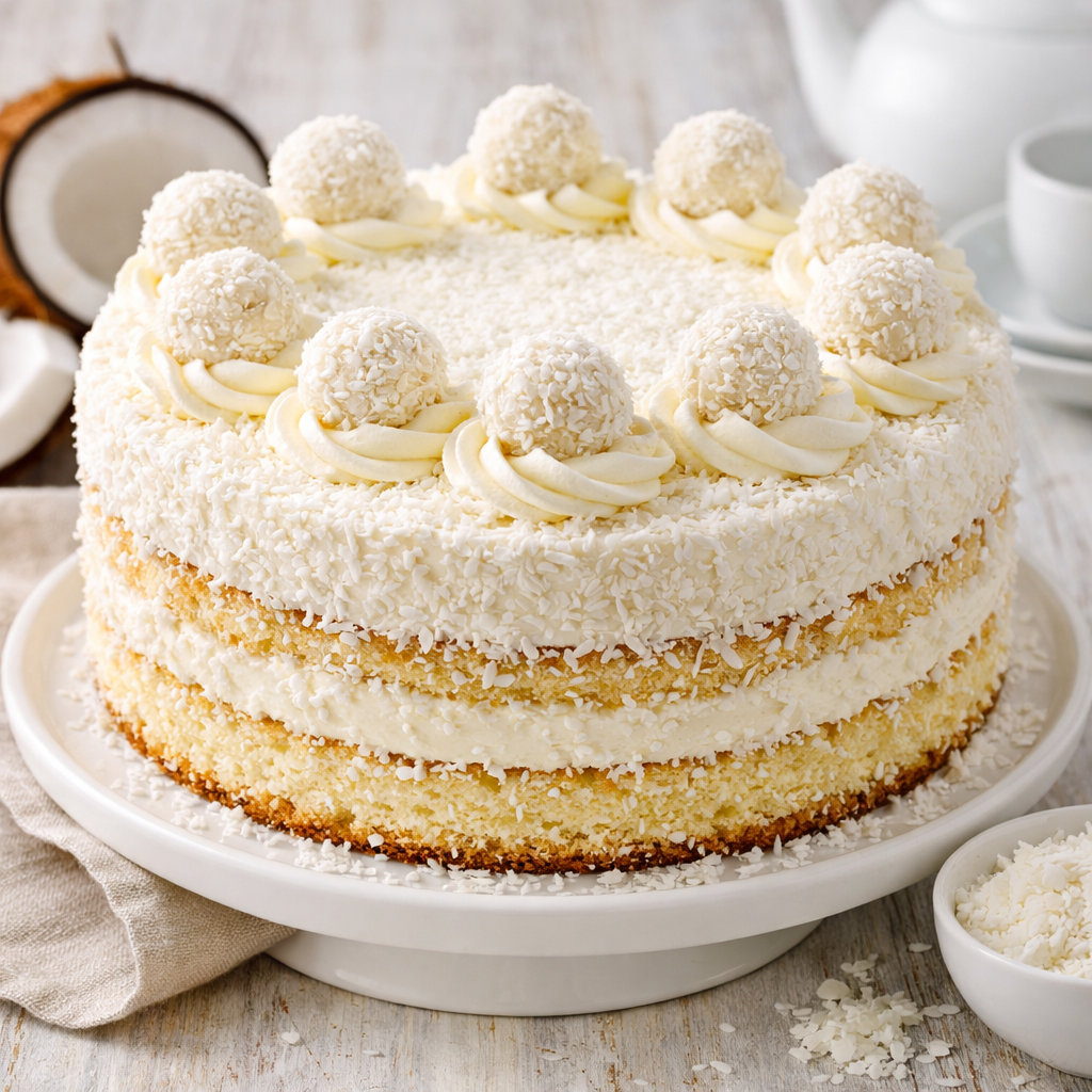 Kokos torta domaći recept sa kokos kremom