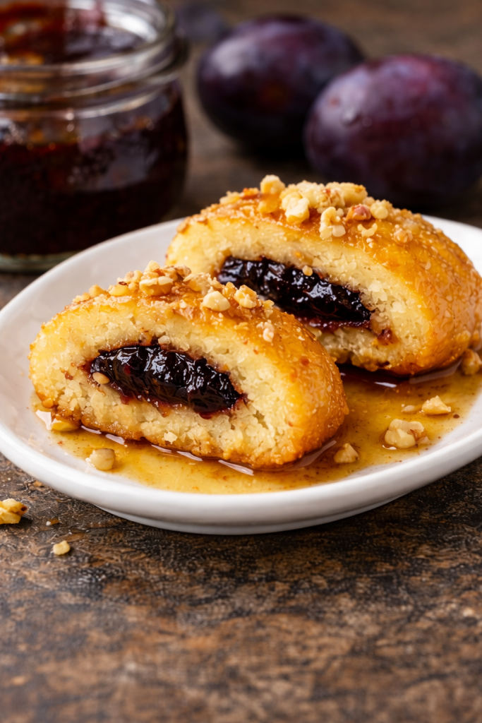 Servirane pekmezne hurmašice uz domaću kafu.