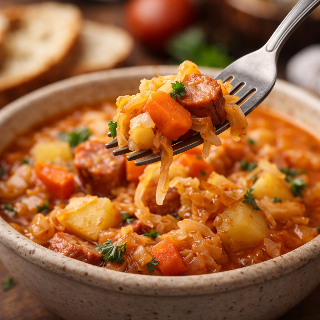 Varivo od kupusa sa domaćim hljebom