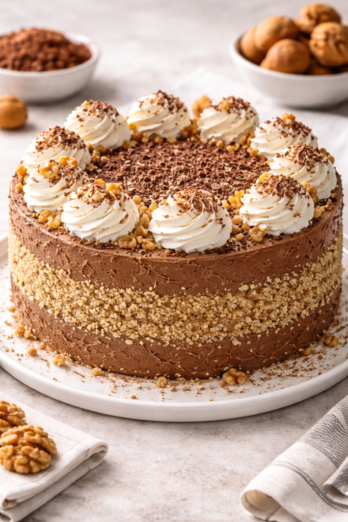 tradicionalna vasa torta sa orasima i čokoladom