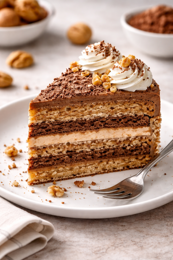 Tradicionalna Vasa torta sa orasima i čokoladom – domaći recept